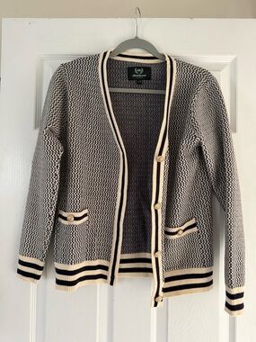 Like New Ellandemm Kennedy Button-Front Cardigan